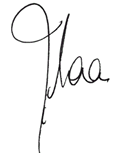 Signature of Adri Baan, Chairman of the Remuneration Committee